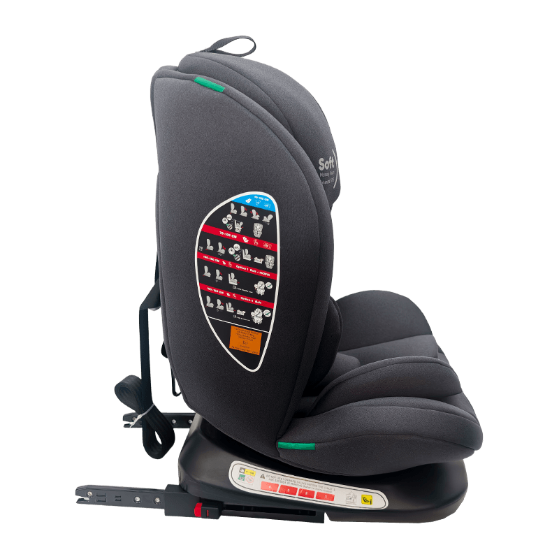 OG801A ECE R129 ISSIZE BABY Autositz 40-150 cm Isofix Kindersicherheit Sitze 360 ​​Grad Wechseln Sie große Rellinien für Kinder