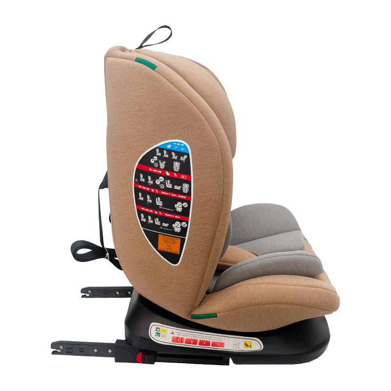OG801A ECE R129 ISSIZE BABY Autositz 40-150 cm Isofix Kindersicherheit Sitze 360 ​​Grad Wechseln Sie große Rellinien für Kinder