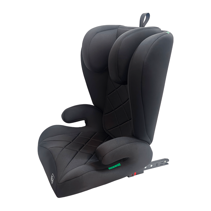 OG303B mit ISOfix -Autositz, Gruppe 2 3 Autositz, Booster faltbar, schwarz mit Präge